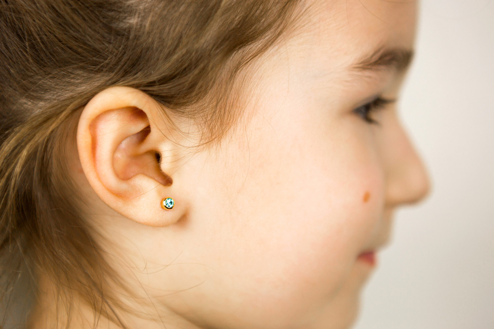 Child with ear infection